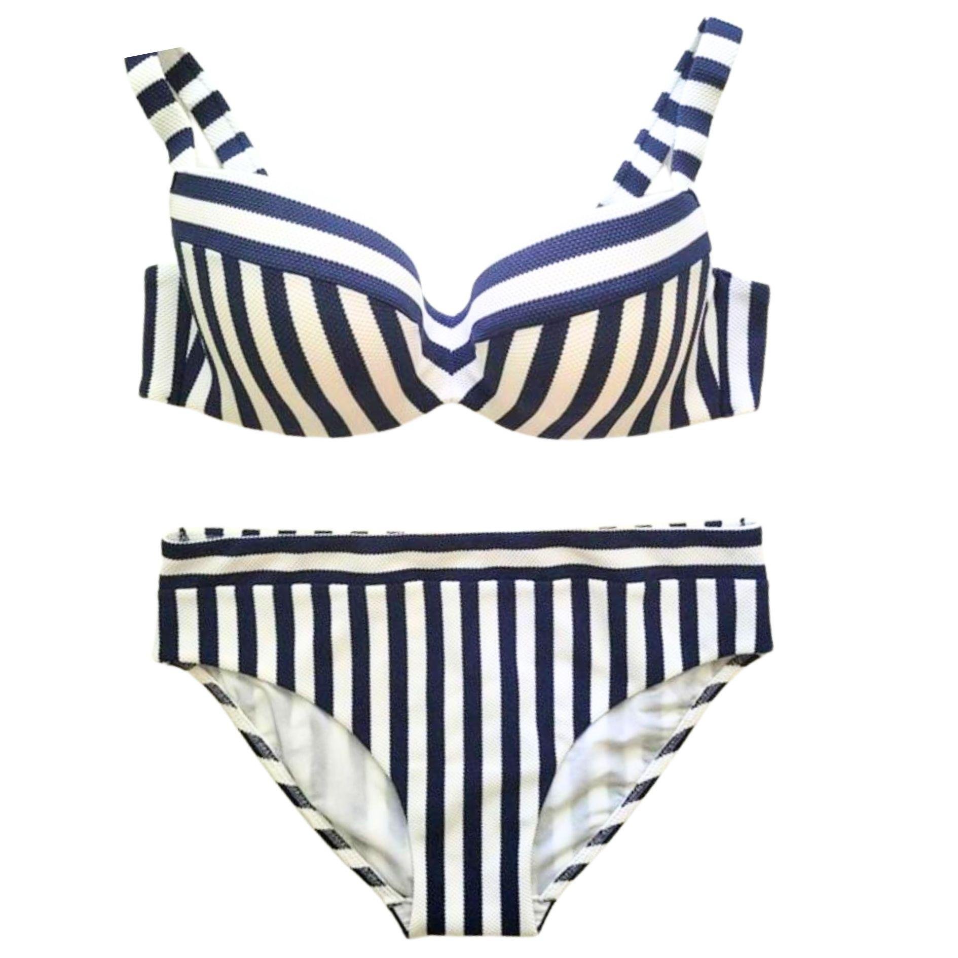 Купальник Toccata Marina BSg-030 р. 44 Синий с белым