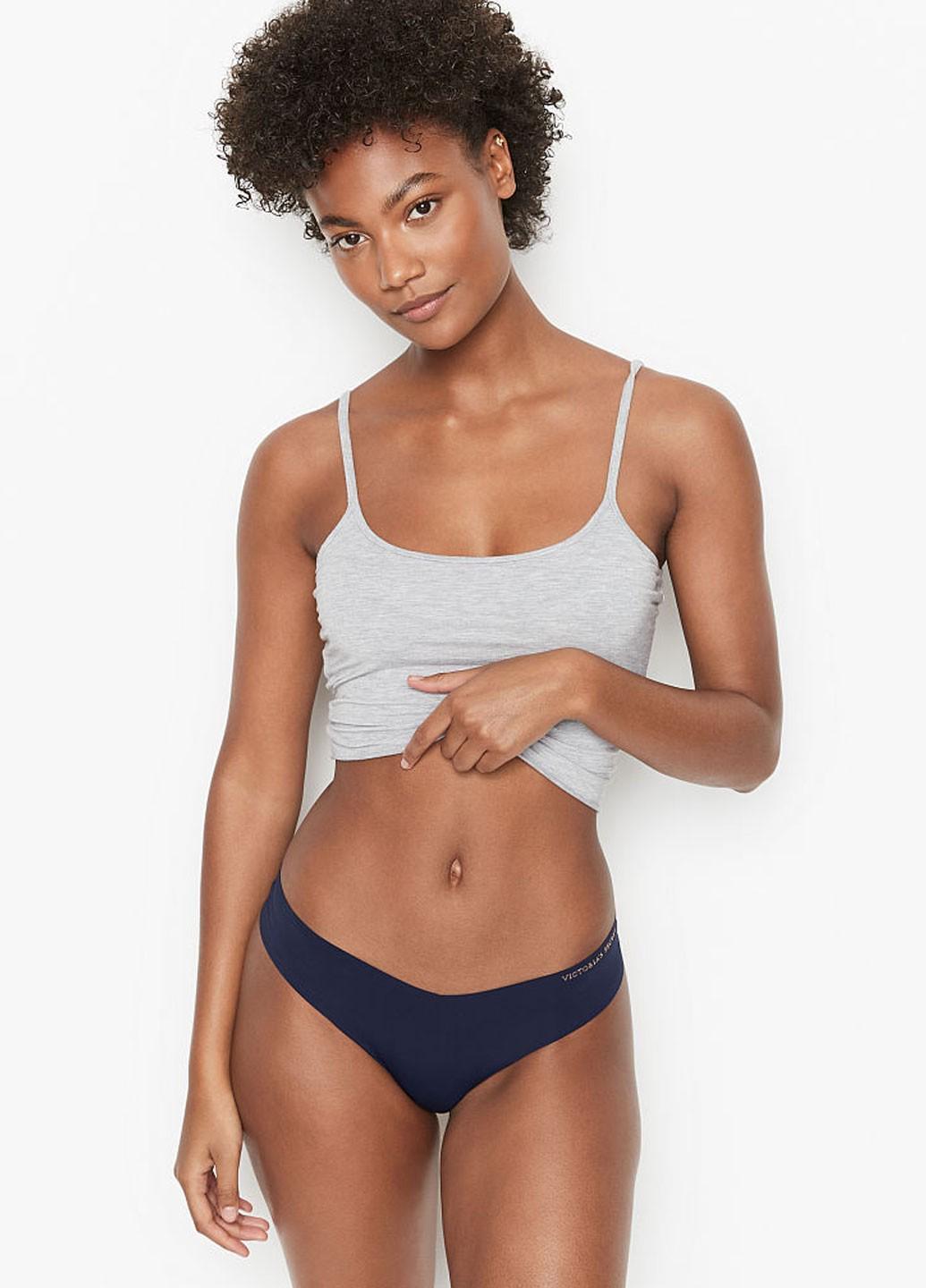 Женские трусы Victoria's Secret 1560000401042QX5L L Синий (51409951)