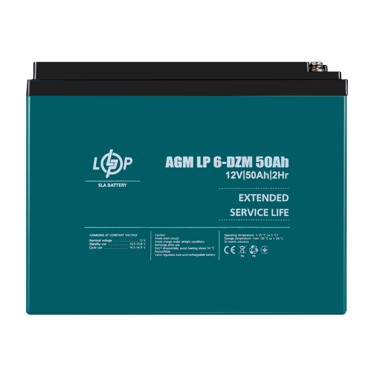 Аккумулятор тяговый свинцово-кислотный AGM LP 6-DZM-50 Ah (28152959)