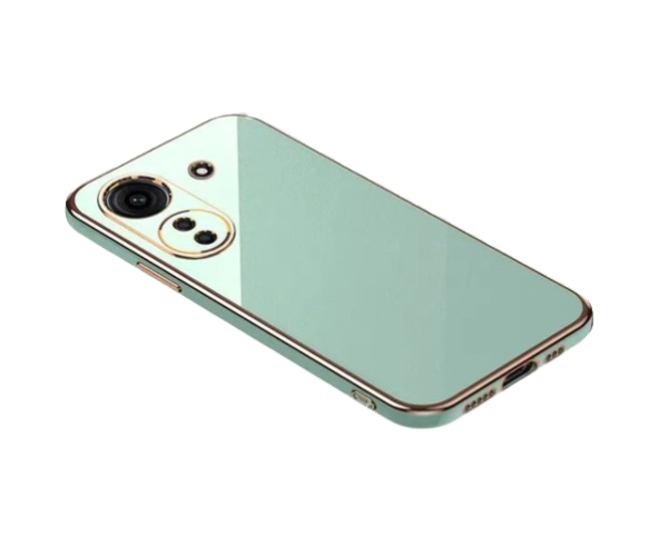 Чехол накладка Silicone Adds 6D для Xiaomi Poco C65 / Redmi 13C 4G Бирюзовий