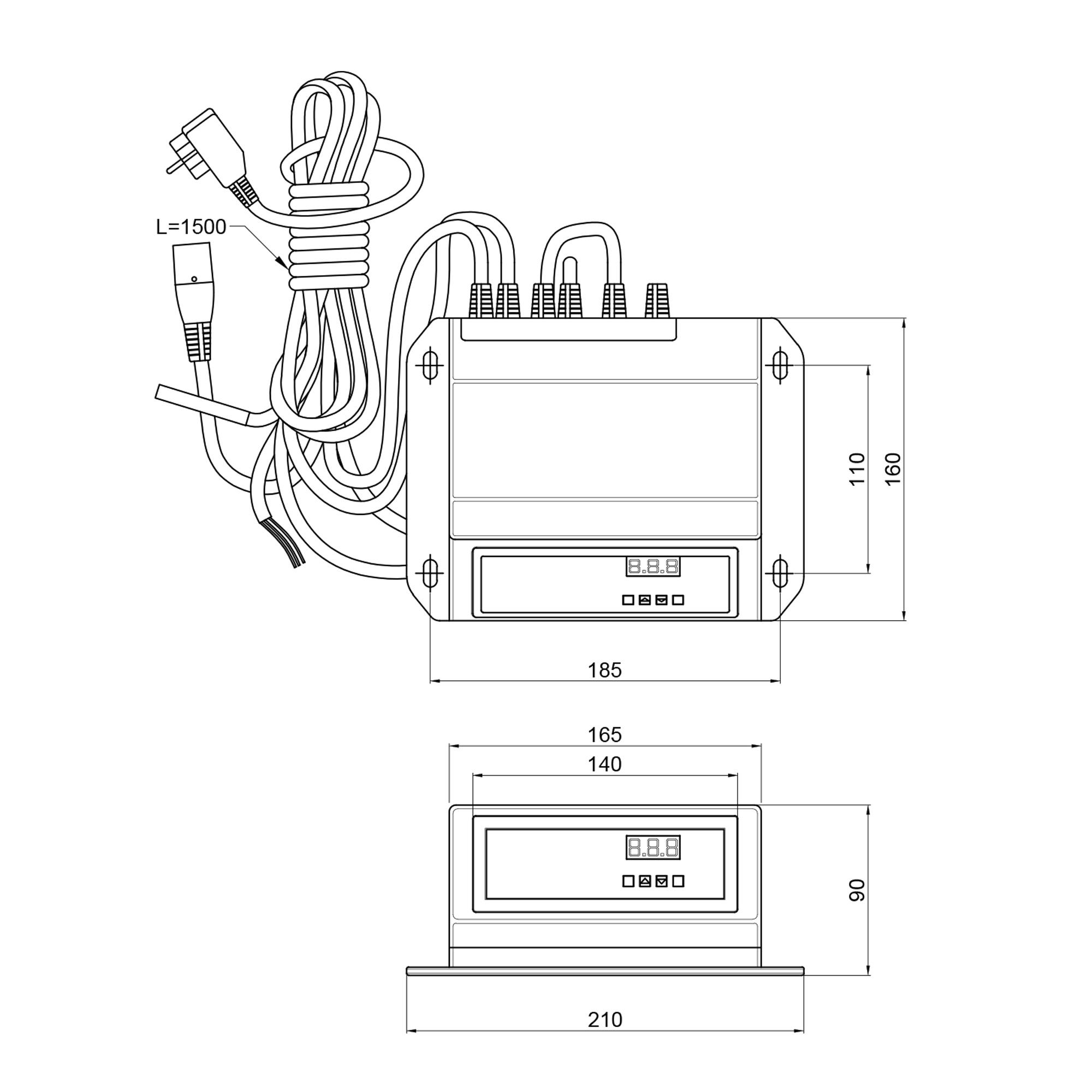 Контролер Thermo Alliance TA71 для керування 3D/4D клапаном/насосом ЦО (144449) - фото 2