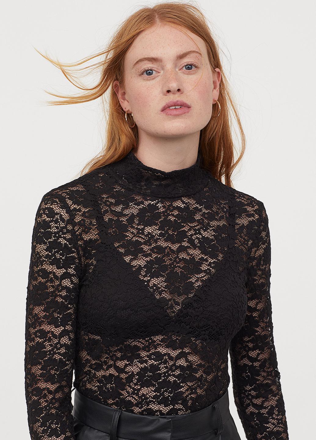 Гольф H&M M Черный (904416b50)