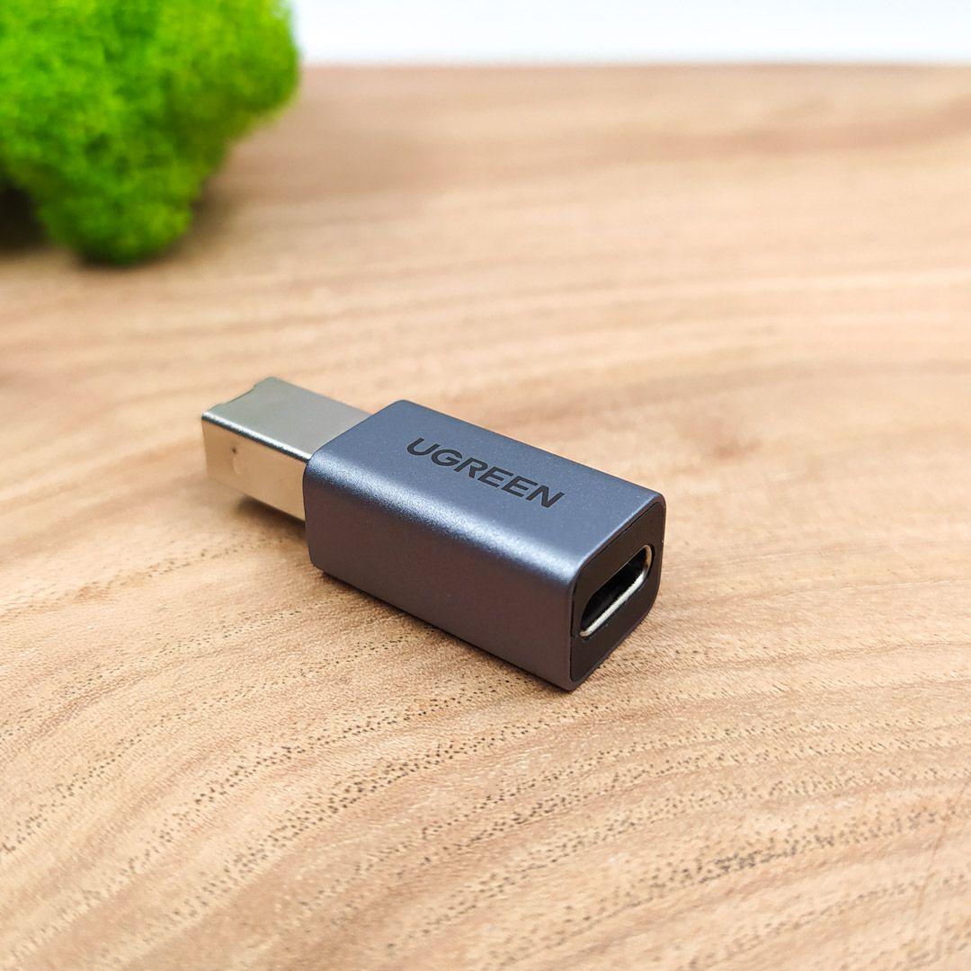 Металлический переходник UGREEN US382 Type-C до USB-B (25686)
