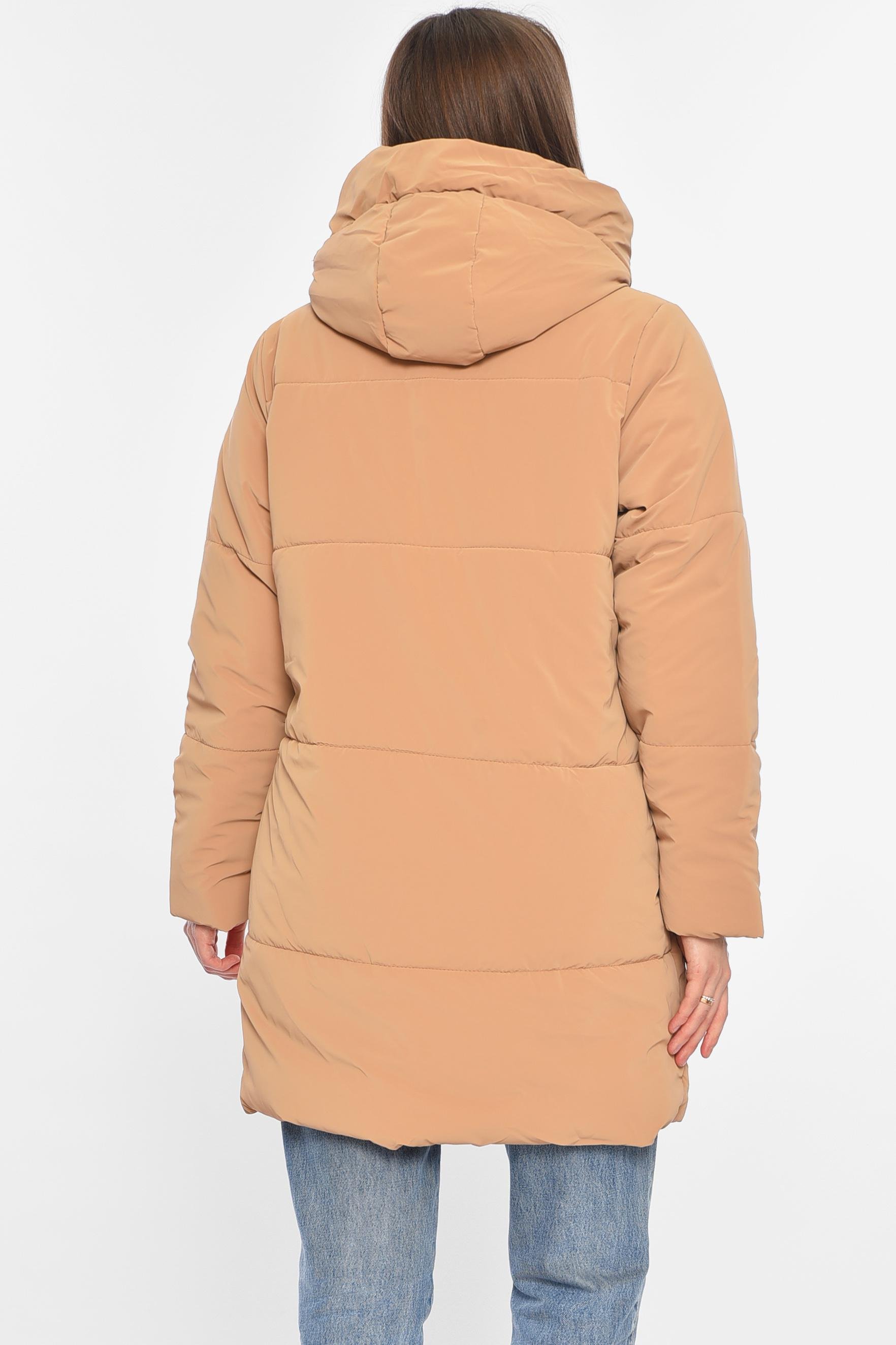 Куртка женская демисезонная S Темно-бежевый (196418) - фото 3