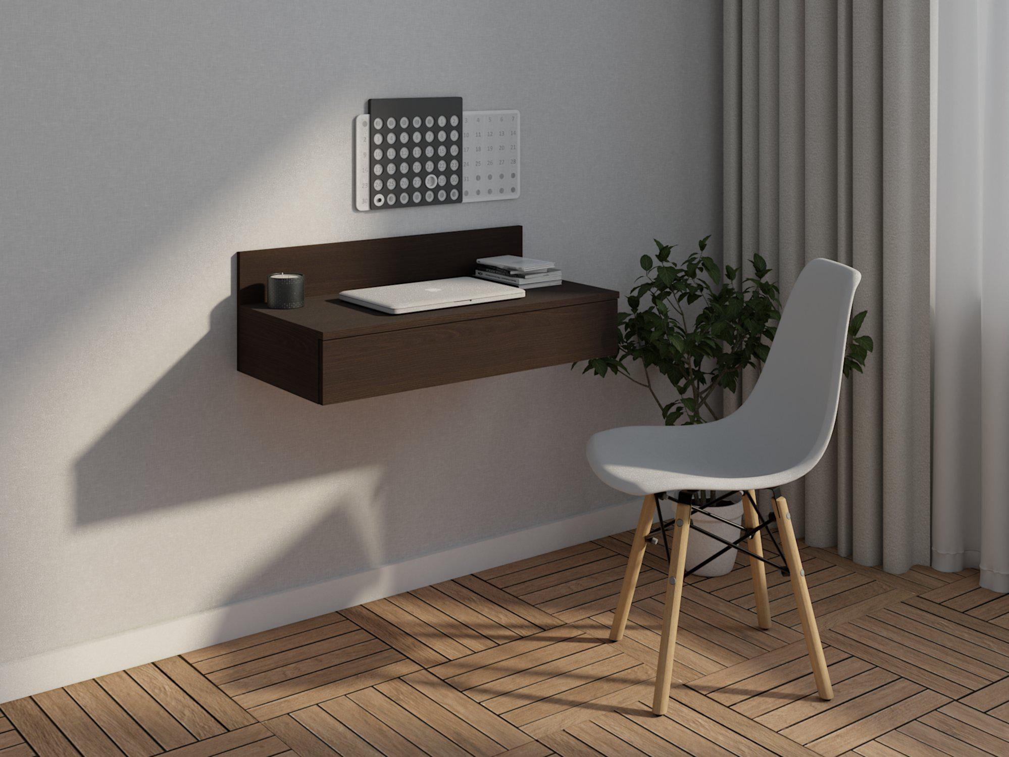 Компьютерный стол навесной КС-36 800х270х400 мм Венге (MPКС-36-5) Компьютерный стол навесной КС-36 800х270х400 мм Венге (MPКС-36-5)