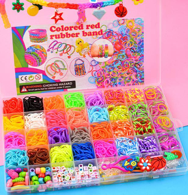 Набор для плетения браслетов с аксессуарами Xin Runyang 2500 резинок Разноцветный (М1900218) - фото 10 Набор для плетения браслетов с аксессуарами Xin Runyang 2500 резинок Разноцветный (М1900218) - фото 10