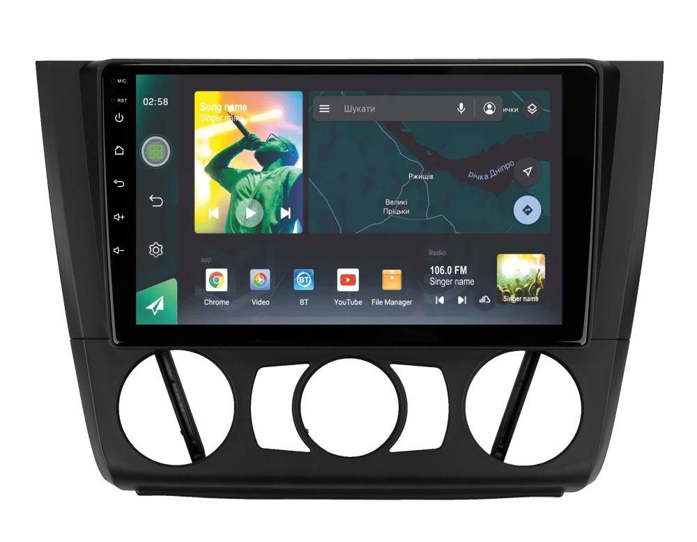 Штатна магнітола Sigma X9232 2+32 Gb BMW 1 E88 E82 E81 E87 2004-2011 (A) 9"