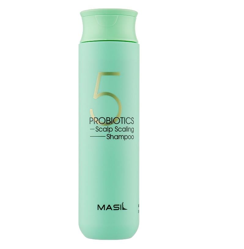 Шампунь для глубокой очистки кожи головы 5 Probiotics Scalp Scaling Shampoo Masil 300 мл (8809744060408) - фото 1