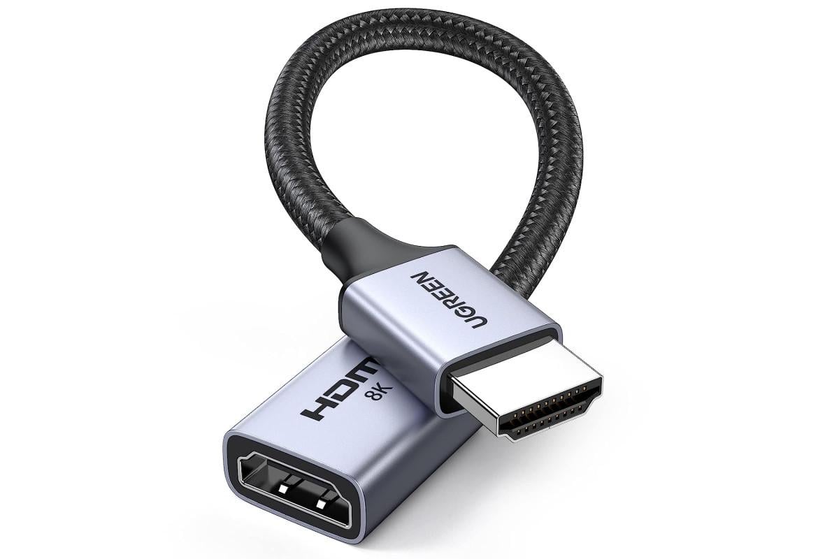 Кабель UGREEN HD165 HDMI 8K Ultra HD VRR/HDR 3D 0,18 м Black (15518)