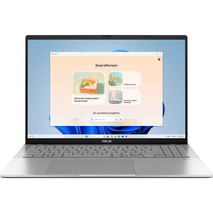 Ноутбук Asus VivoBook S16 M3607GA-SH089 AMD Ryzen AI 9 465 32 Гб 1 Тб SSD Radeon 880M DOS Cool Silver (90NB17M2-M00530)