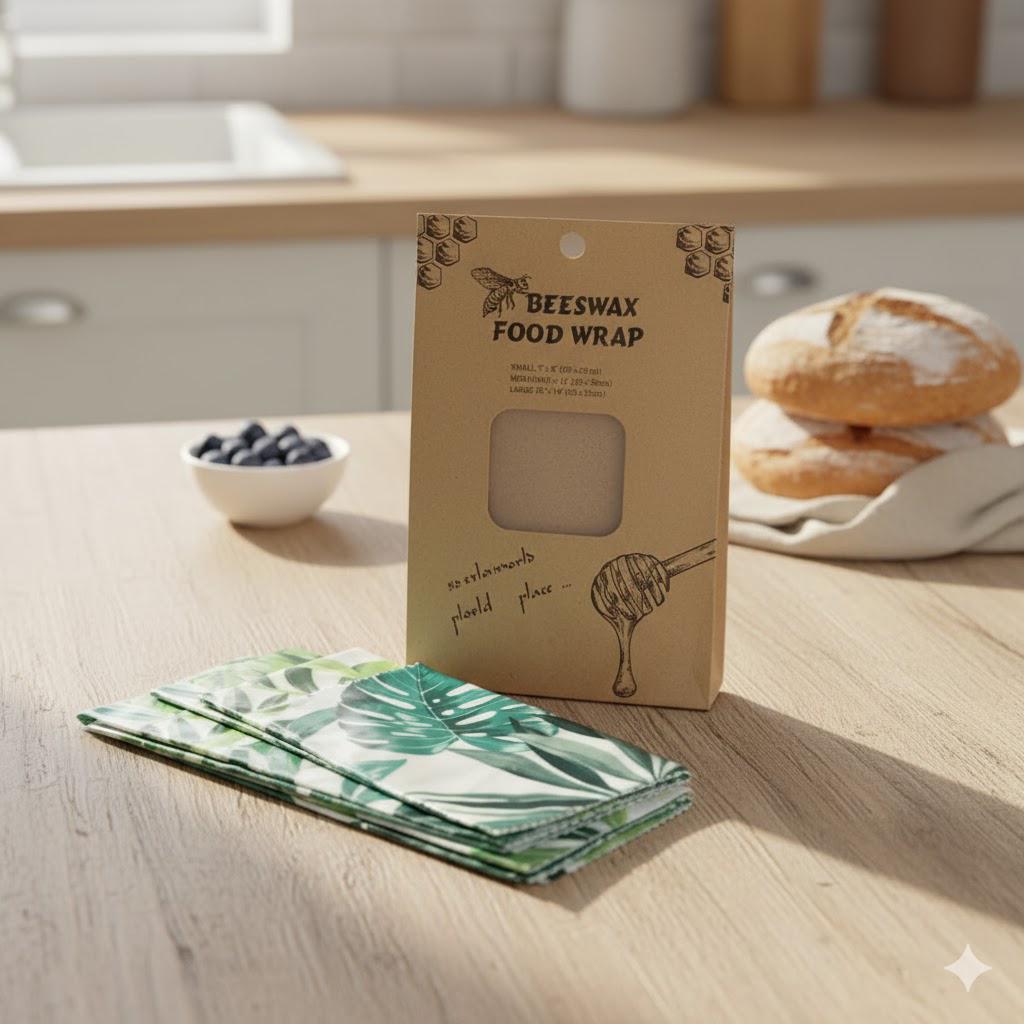 Салфетки восковые многоразовые Вощанки для хранения пищи 3 шт. - фото 4