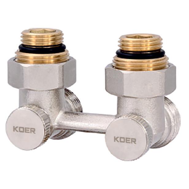 Узел нижнего подключения радиатора KOER KR.1132 угловой 3/4'' (KR2816)