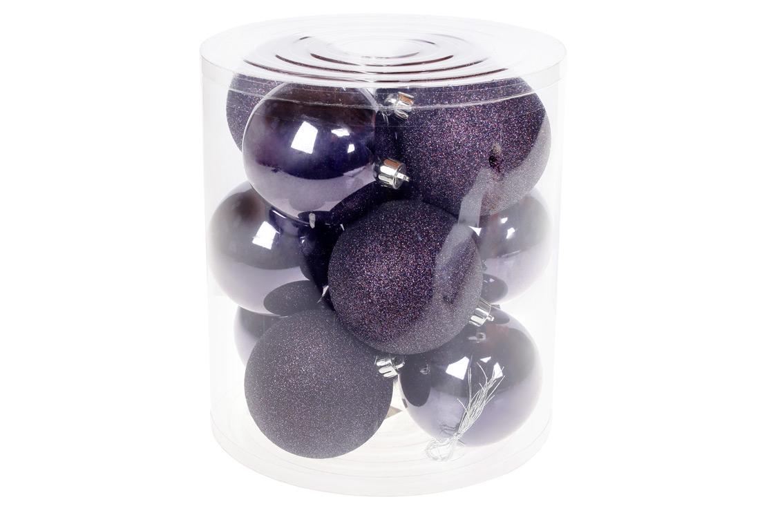 Шар новогодний BonaDi D-8 см 12 шт. (147-895)