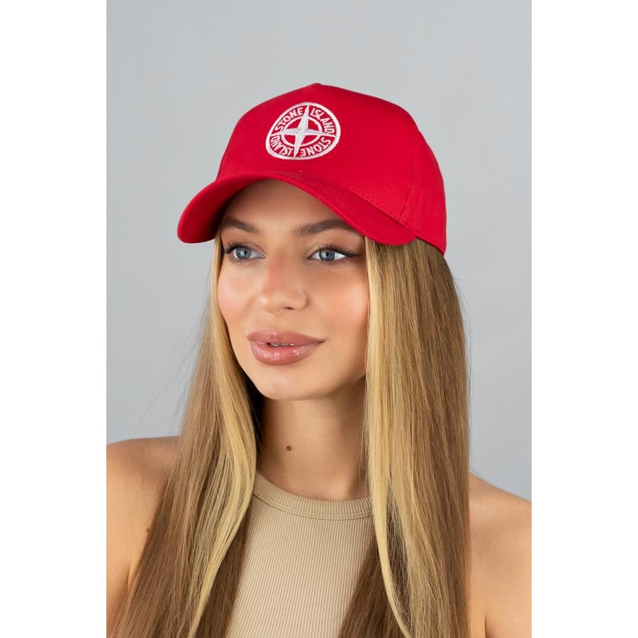 Кепка тракер Braxton 1527 п'ятиклінка універсальна L/р. 57-58 Червоний/Білий