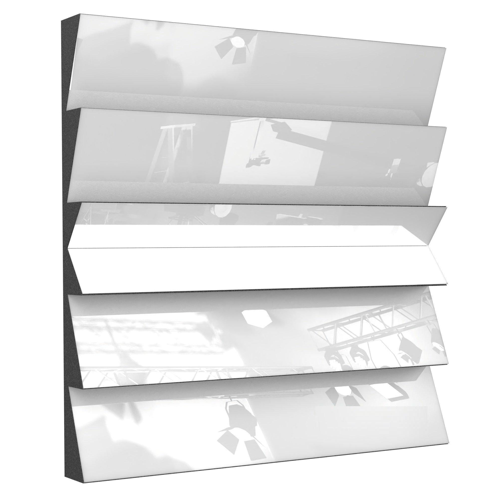 Акустическая панель Ecosound Pindiff Crater Plastic 50х50 см 53 мм Белый (1367)