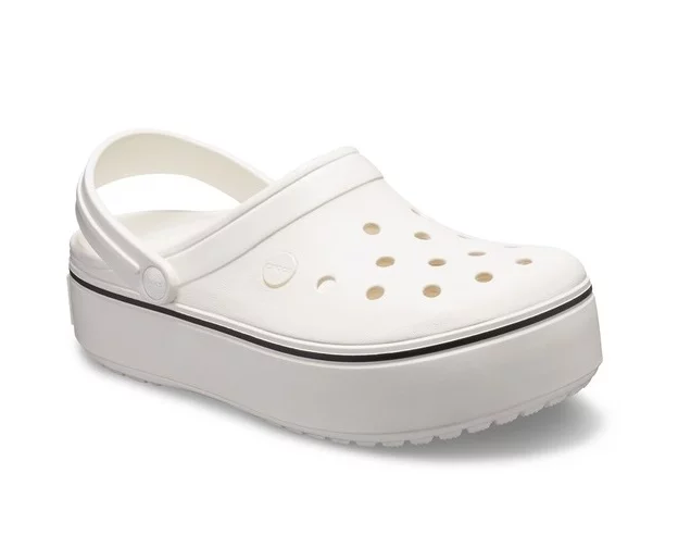 Сабо Crocs Crocband Platform Clog M6-W8 р. 38 White - фото 2