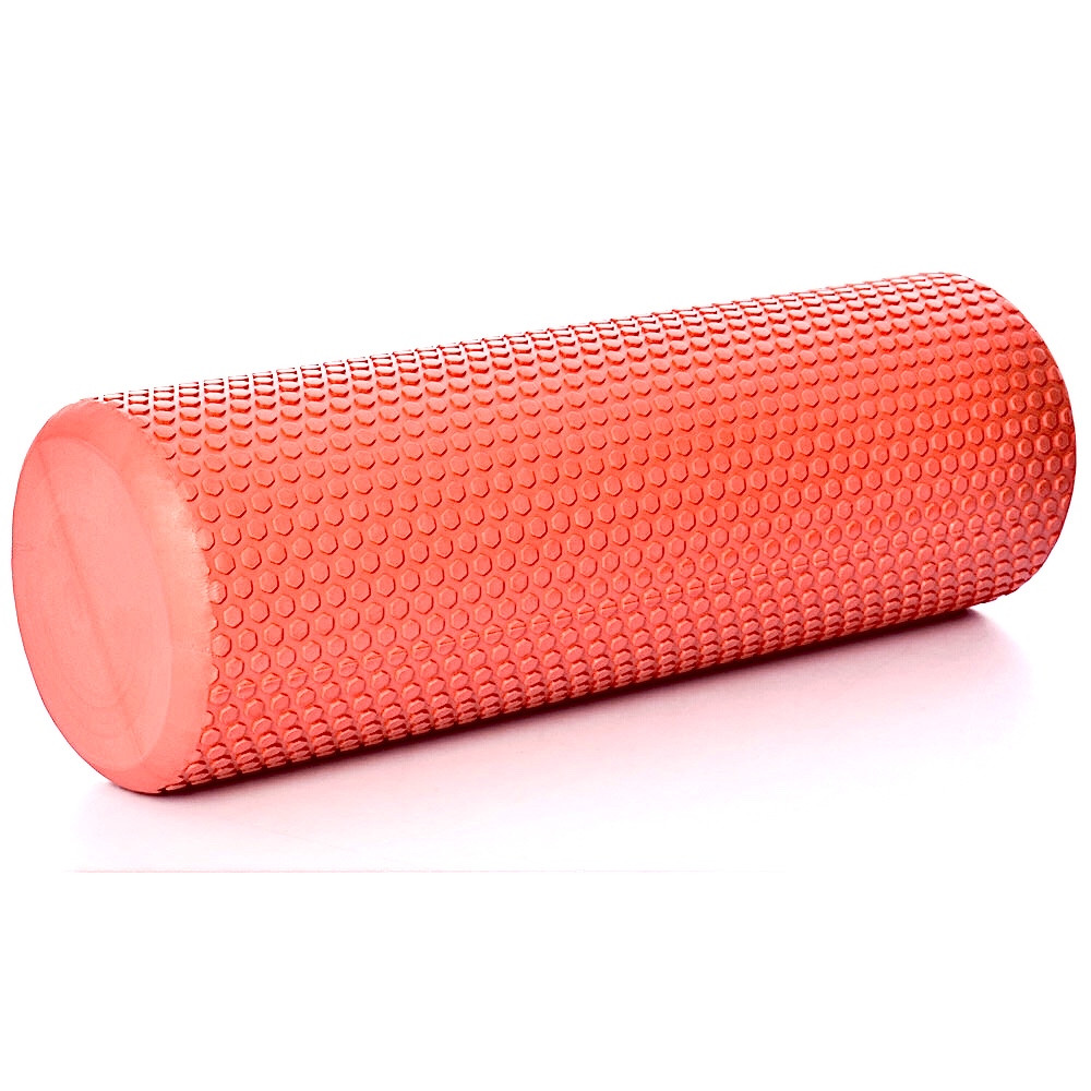 Роллер массажный гладкий Profi 45х15см MS 3231-1-R Красный