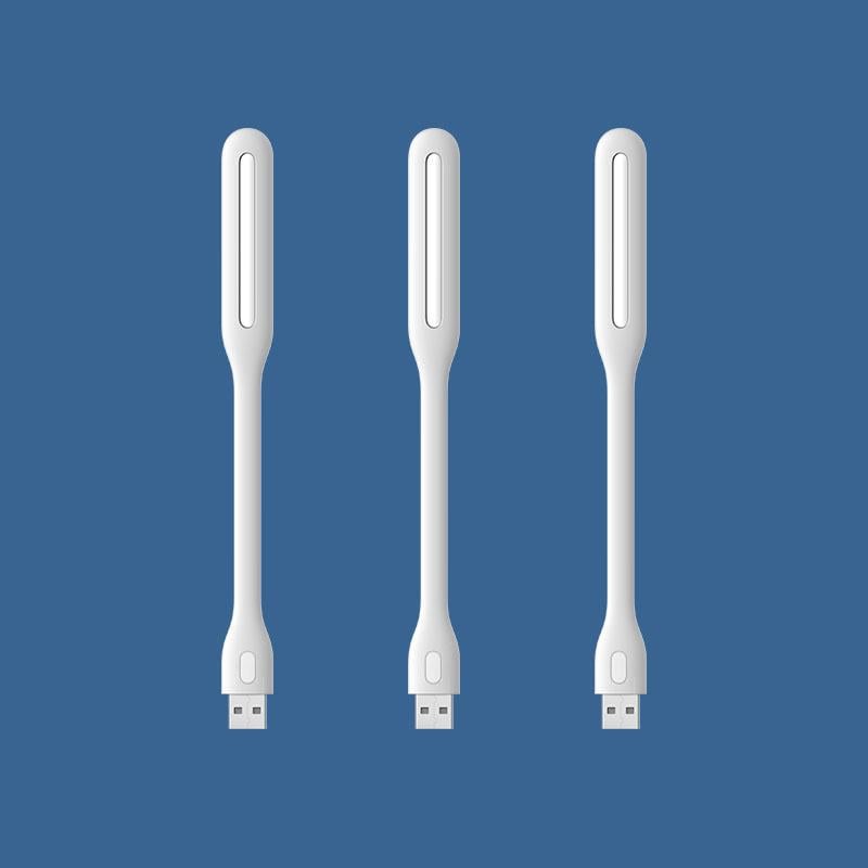 Лампа USB LED CUKTECH Portable фонарик 5 уровней яркости 3 шт. Белый (AL003)