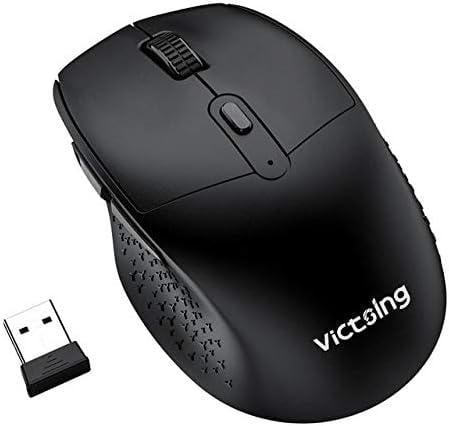 Мышь беспроводная cristy-mice VicTsing PC262 перезаряжаемая бесшумная регулировка 2,4G