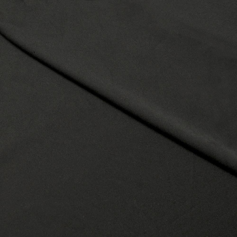 Ткань шелк-сатин Armani V-1 Черный (12926)
