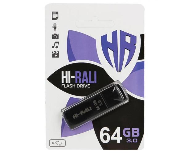 Флешка USB Hi-Rali Flash Drive Taga 64Gb Black