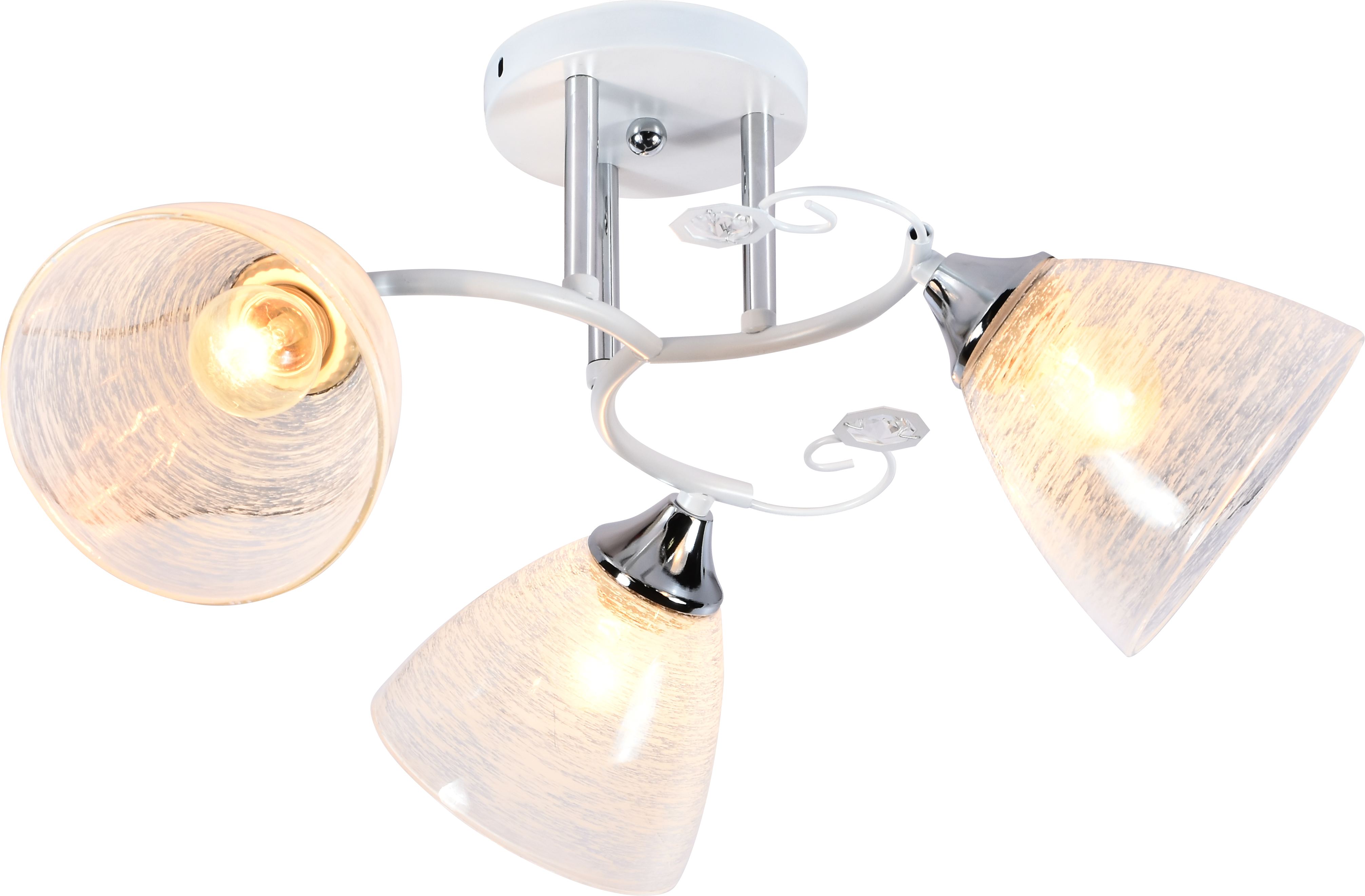 Люстра декоративная Interees IS XA1206B-3 WH+CR