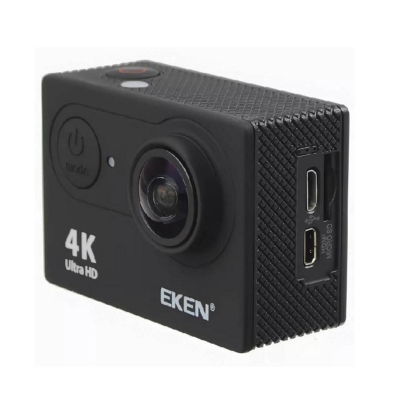 Action камера Eken H9R V2.0 4K с набором креплений и аквабоксом Черный (1233)