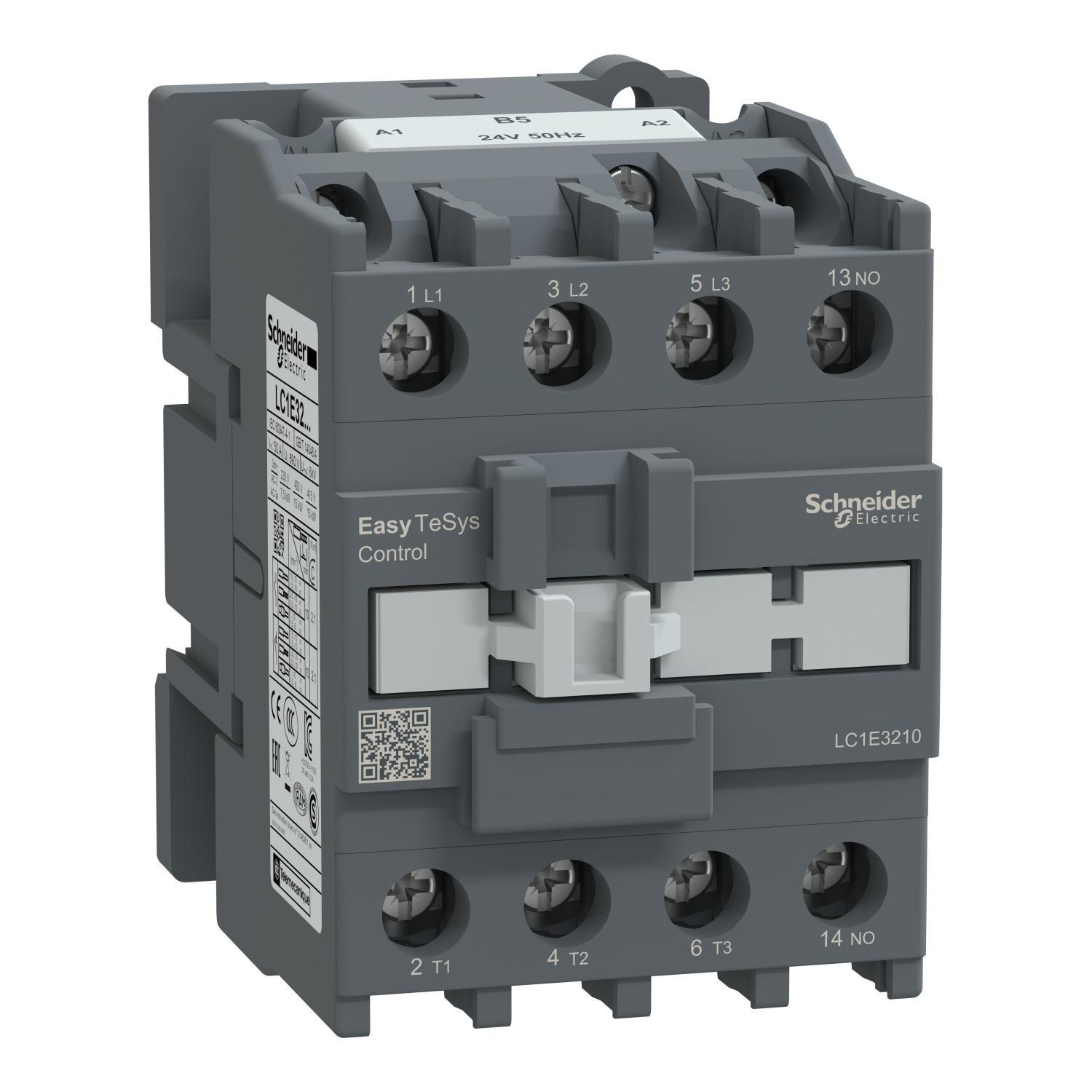Контактор-пускатель Schneider Electric Easy TeSys 32А 24 В 1NO (LC1E3210B5)