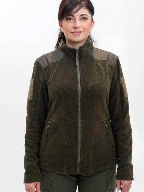 Кофта жіноча флісова MILIGUS Нона р. 42 XS Олива (nonaoxs42)