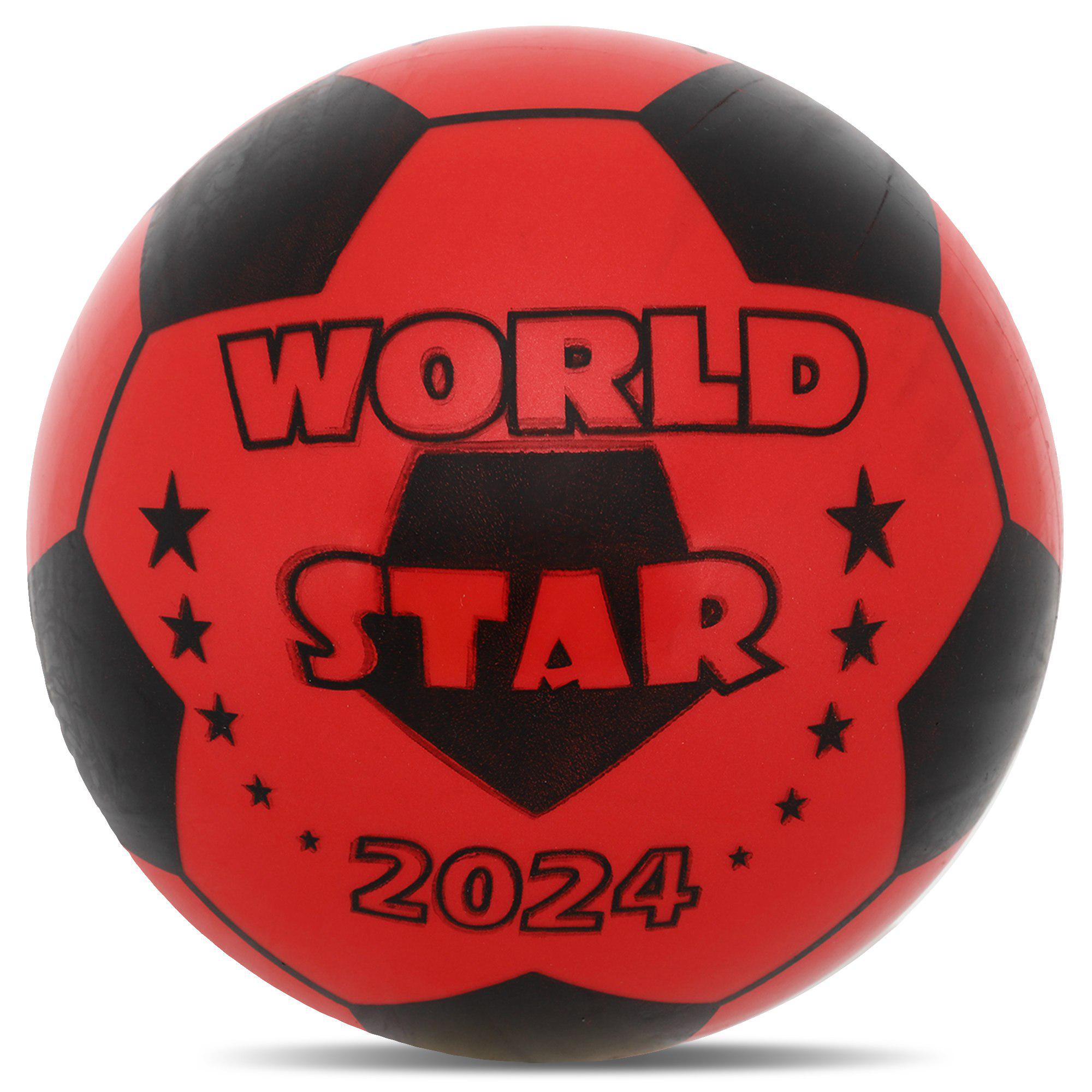 М'яч гумовий SP-Sport WORLD STAR FB-8575 23 см Червоний (AN009147)