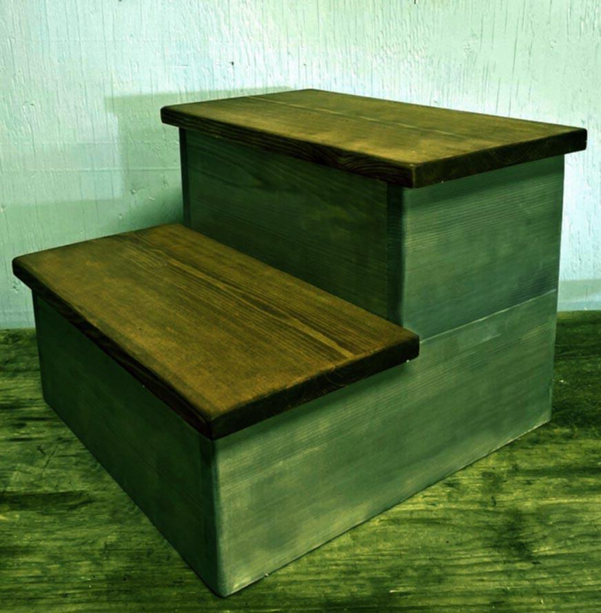 Скамейка-ступенька из дерева Хасинто Морион/Капучино (ССТ-00451109)