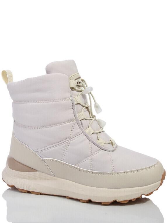 Дутики с натуральной овчиной Sayota BN857-3 р. 37 Молочный