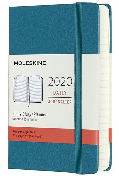 Ежедневник Moleskine 2020 маленький Магнетический зеленый (DHK3412DC2Y20)