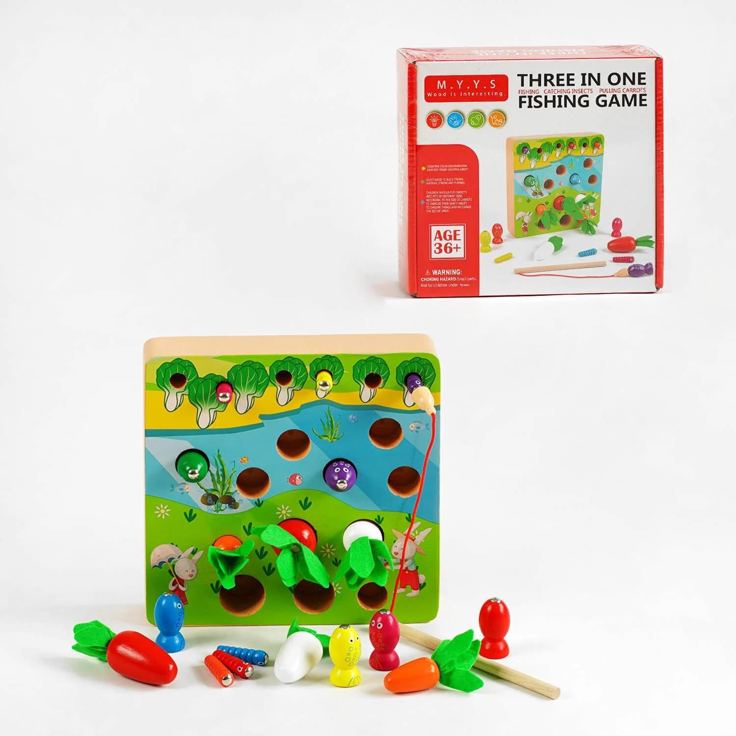 Игрушка для малышей C-61422/24 логическая магнитная в коробке (23433829)