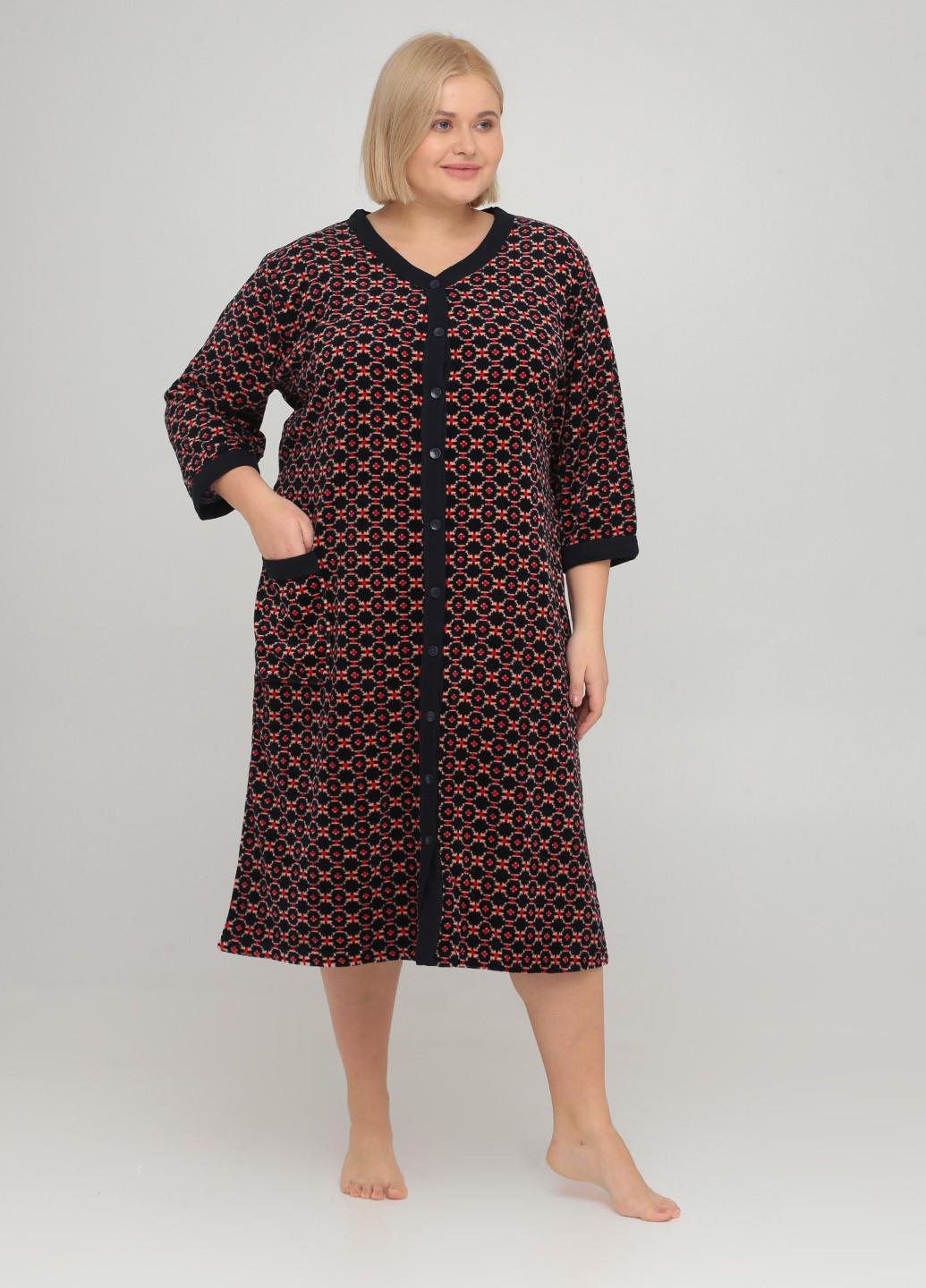 Халат женский Romeo Life 4XL Черный (1015-02)
