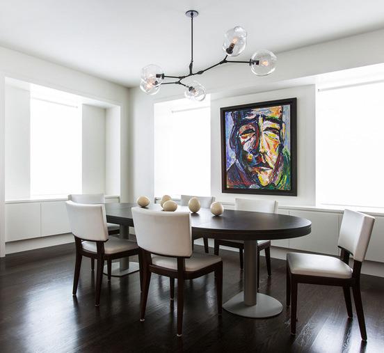 Серия люстр рожковая Bubbles Clear (053900/5 bk/cl)