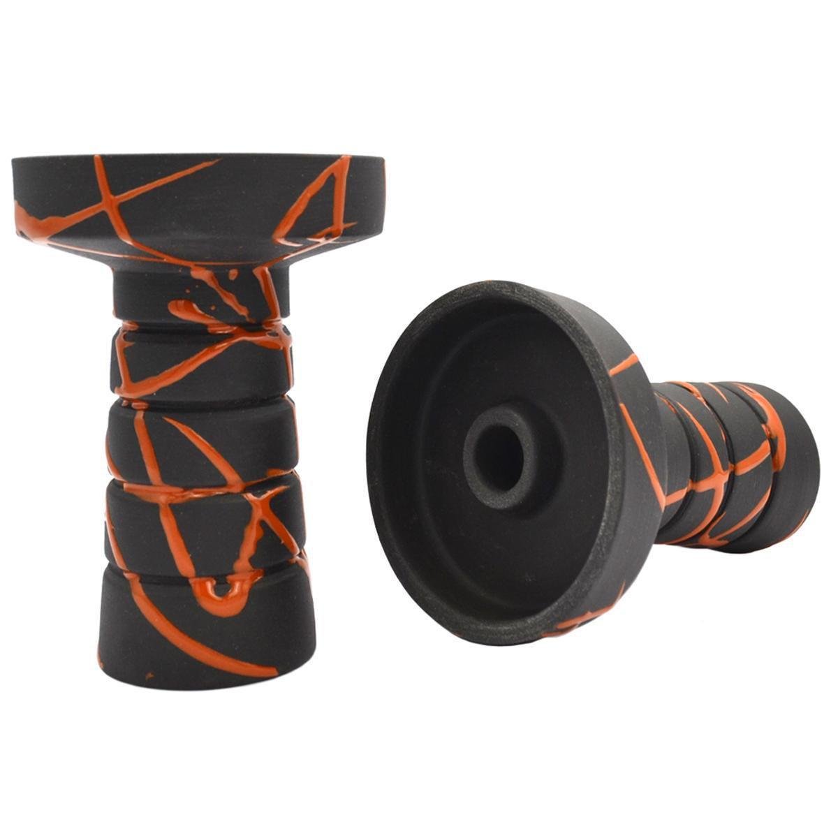 Чаша для кальяна Gusto Bowls Harmony Black Glaze Orange (18072023-22) Чаша для кальяна Gusto Bowls Harmony Black Glaze Orange (18072023-22)