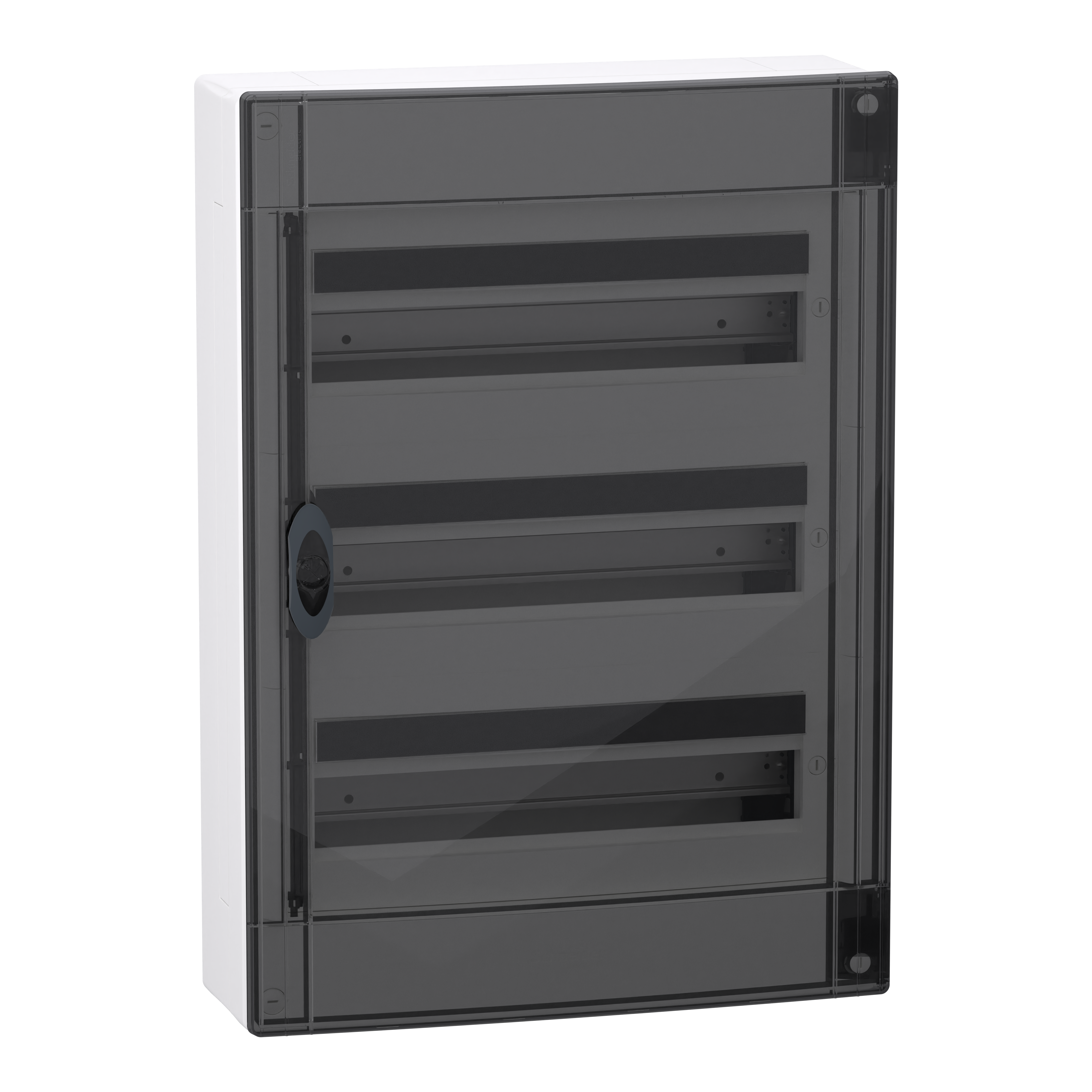 Распределительный щит Schneider Electric PrismaSeT XS 54 модулей пластик навесной 600x426x151 мм дымчатые двери (LVSXR318)
