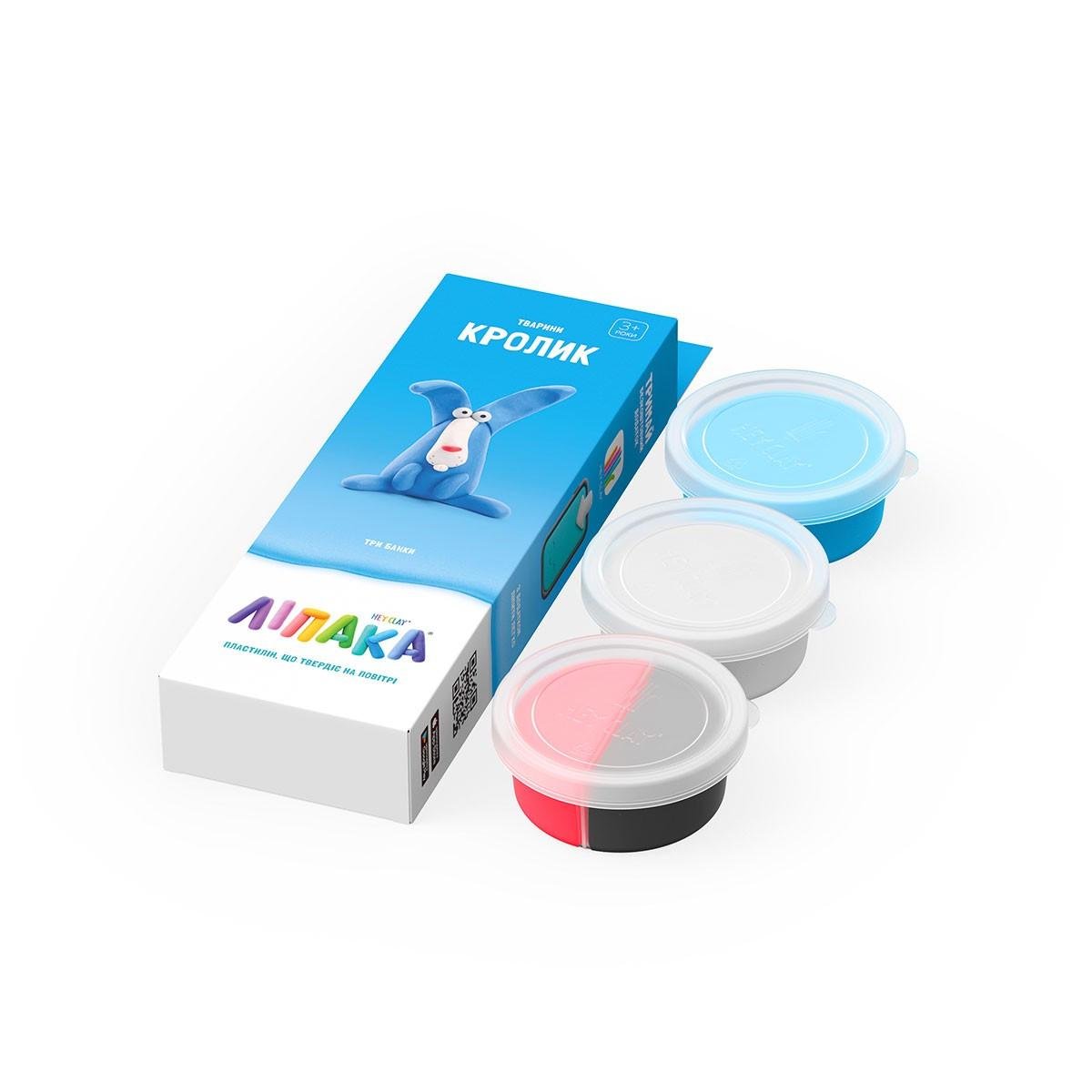 Набір пластиліну Lipaka Кролик самостійно твердіє (24938722) - фото 2 Набір пластиліну Lipaka Кролик самостійно твердіє (24938722) - фото 2