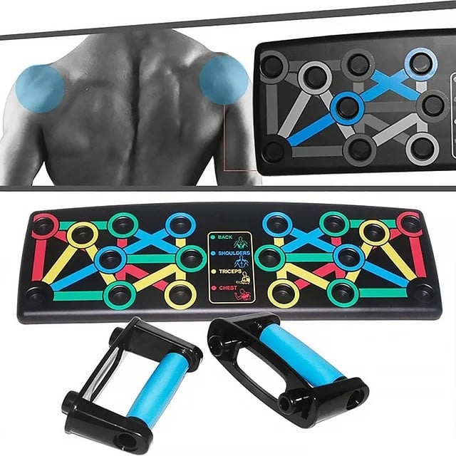 Тренажер дошка для віджимання Functional Push Up JT-006 14в1 - фото 4