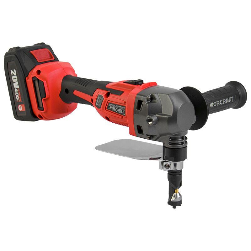 Электроножницы аккумуляторные по металлу высечные Worcraft CHMN-S20LiB с аккумулятором 4А и зарядным (43253) - фото 2