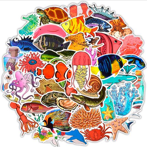 Набір наклейок Water World 50 шт. (3177)