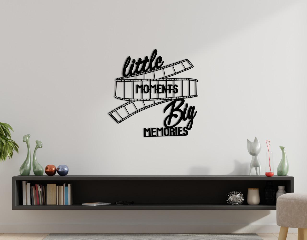 Декоративное панно на стену Upwood Decor Little Moments 60х60 см Black (1576644865)