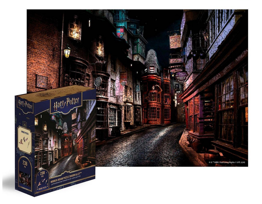 Пазл деревянный фигурный Woods Story Гарри Поттер Серия Диагон Аллея А3