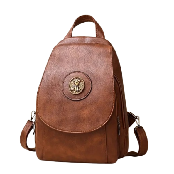 Рюкзак жіночий в ретро-стилі на 1-2 лямках шкіряний (Р-013)