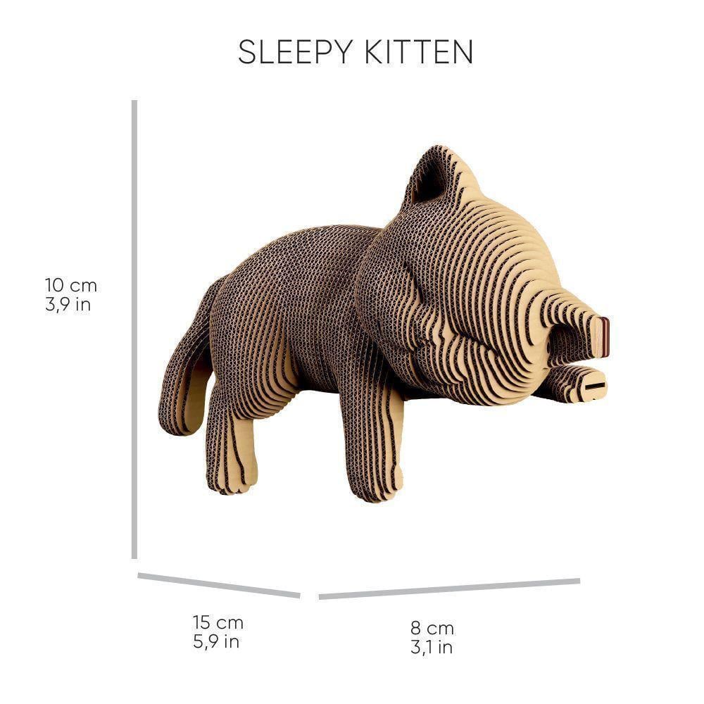 Пазл картонный 3D Cartonic Три Котика 254 детали (2553309171) - фото 5