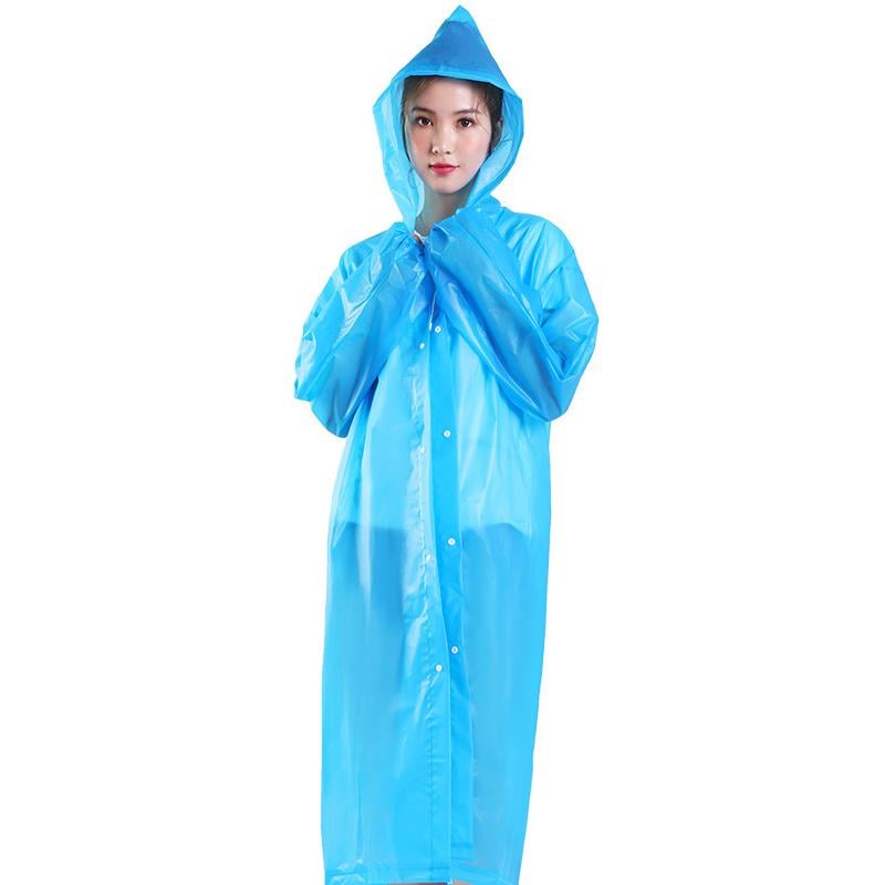 Плащ-дощовик на кнопках 110х65 см Blue (30216) - фото 3 Плащ-дощовик на кнопках 110х65 см Blue (30216) - фото 3