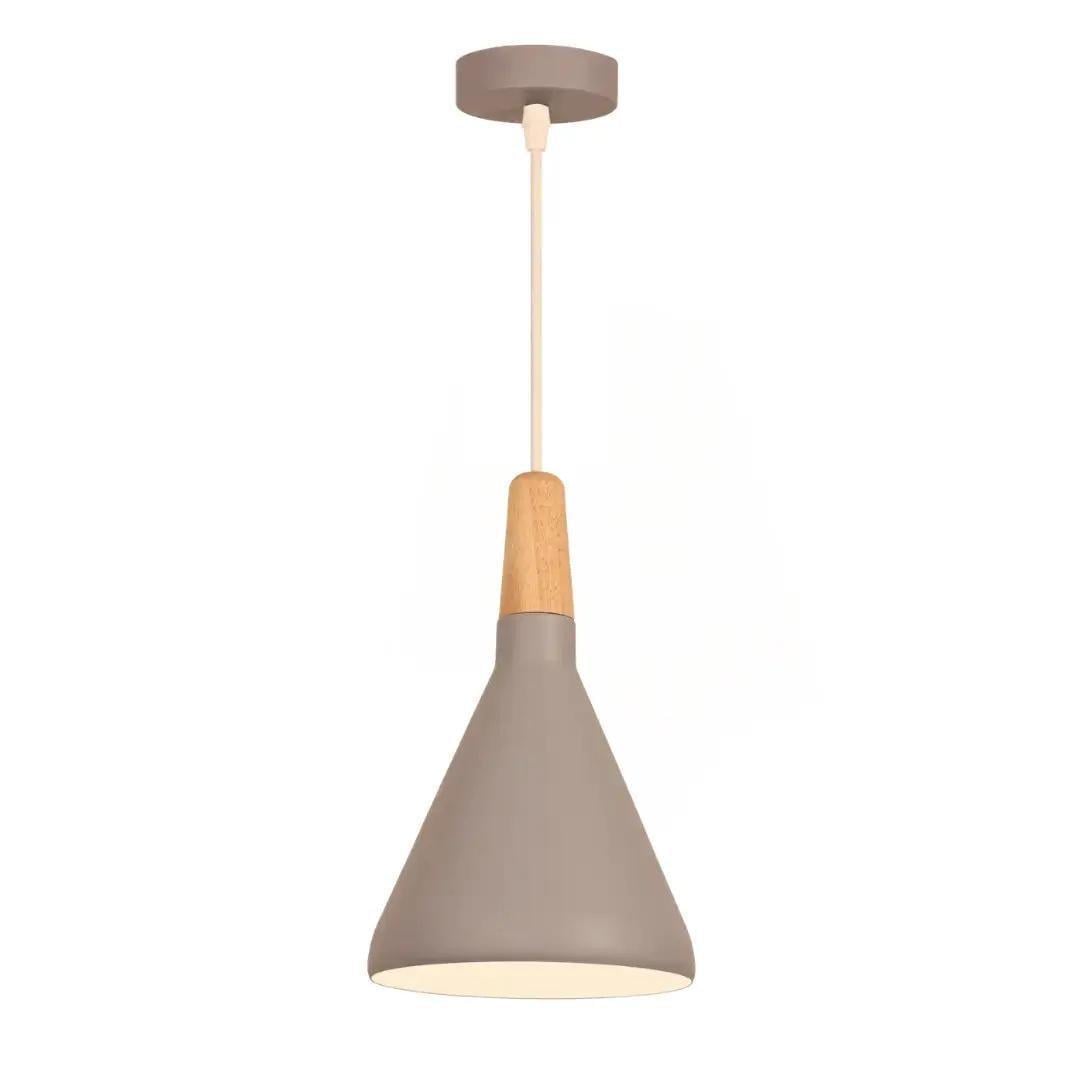Подвесной светильник Velmax V-CL-DRUM-Gr-Wh 60W E27 220V Серый (28688447)