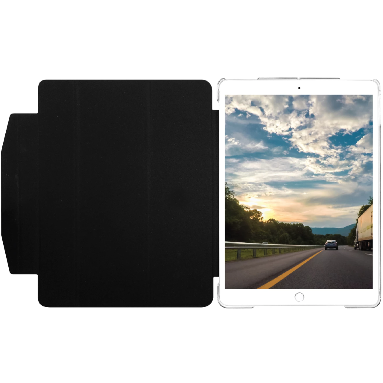 Чехол Macally Protective Case and Stand for iPad 10.2 2021-2019 Black (BSTAND7V2-B) - фото 6