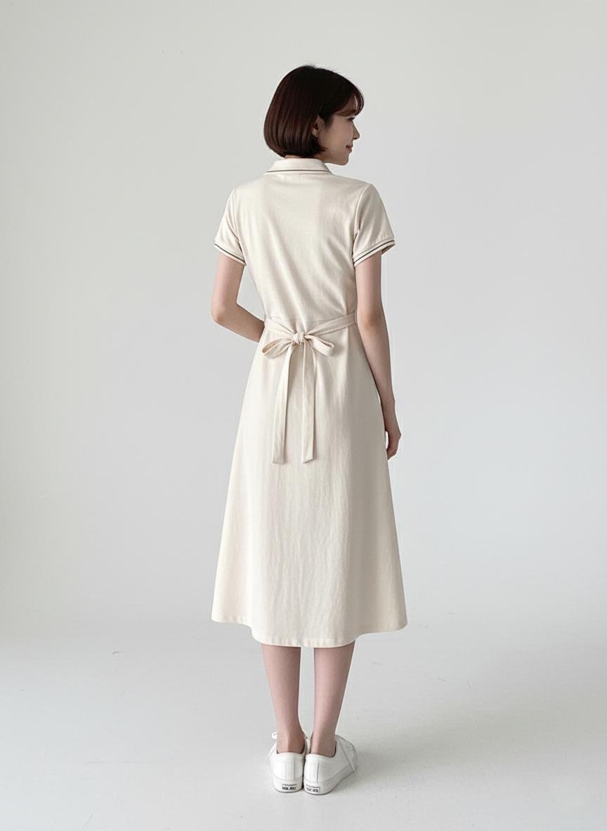 Платье-поло летнее спортивное L (NTF-244-48) - фото 6 Платье-поло летнее спортивное L (NTF-244-48) - фото 6